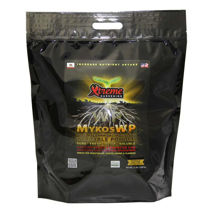Xtreme Gardening MYKOS WP pure mycorrhizal wettable powder 50 lb, 1 ea (Special Order Only)