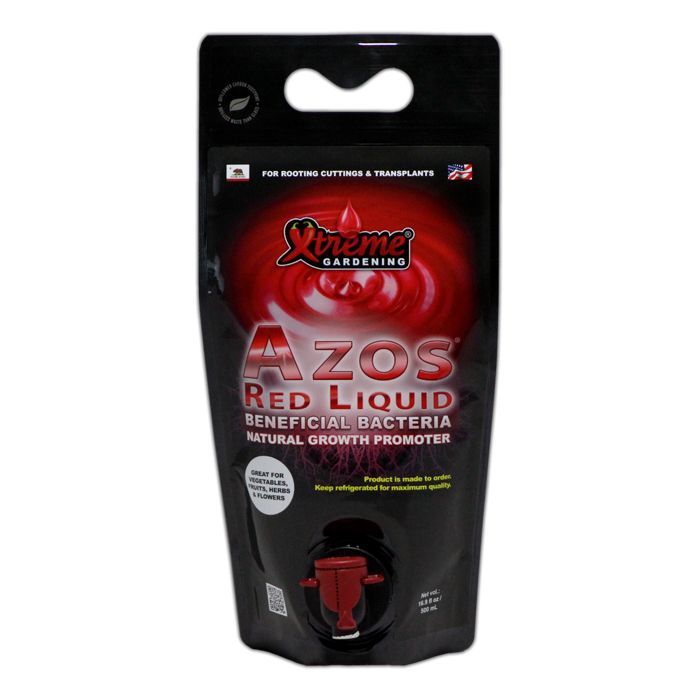 Xtreme Gardening AZOS Red Liquid root booster/growth promoter 200 mL, 8/ct DISPLAY