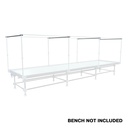 Trellis Bx D5 Galvanized steel 5ft long Horizontal Trellis Cross Bars and connectors (4 count/box)