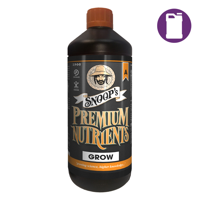 Snoop's Premium Nutrients Grow A Circulating 20ltr 3.9-0-0 (Hydro Recirculating)
