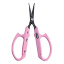 Saboten Fluorine Coated Round Tip Straight Blade Trimming Scissors Pink (PT-3)