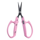 Saboten Fluorine Coated Angled Blade Trimming Scissors Pink (PT-2)
