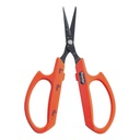 Saboten Fluorine Coated Angled Blade Trimming Scissors Orange (PT-2)