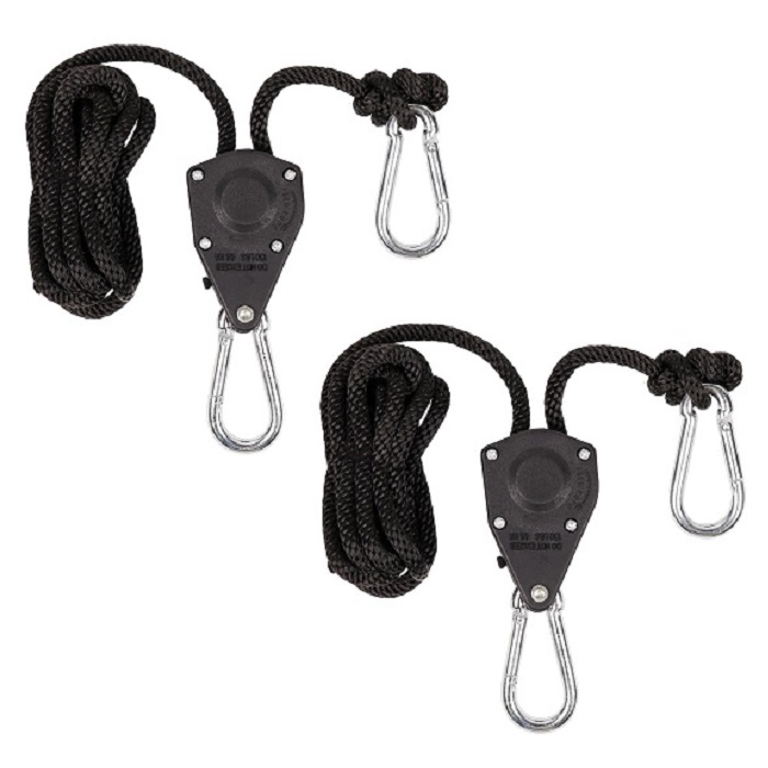 Rope Ratcheting Light Hangers 1/8in (2pcs/Pack) (Commercial Packaging)