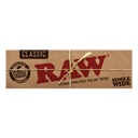 RAW Classic Papers Single Wide 50 Leaves/Pack - Box of 25