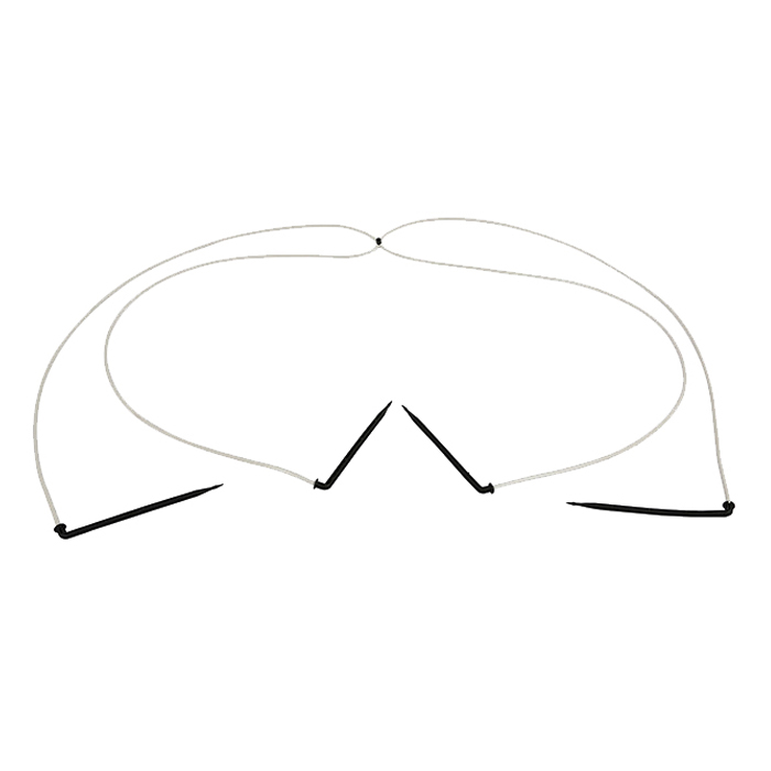 Netafim 4-Way Flat MOD Manifold with Drip Stakes & Tubing 36in (25pcs/Bag)