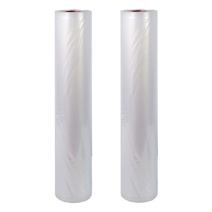NatureVac Vacuum Seal Bags All Clear 11in x 19.5ft (2 Rolls/Box)