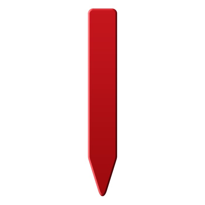 Grow1 Plant Stake Labels Red (1000 pieces)