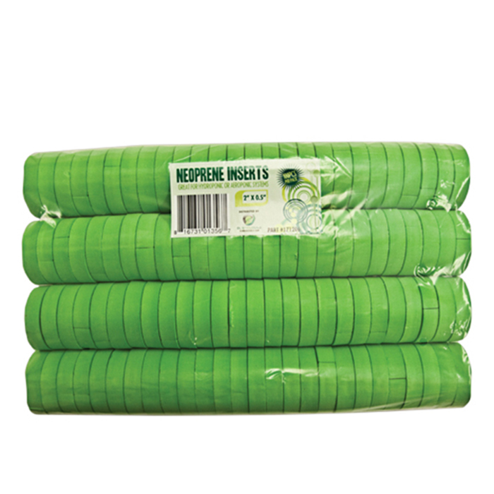 GROW1 Neoprene Inserts Green 2in (100pcs/Pack)
