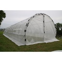 GROW1 Heavy-Duty Greenhouse Hoop House (40ft x 10ft x 6.5ft)