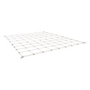 GROW1 Grow Tent Flexible Trellis Netting 4ft x 4ft (4in Holes)