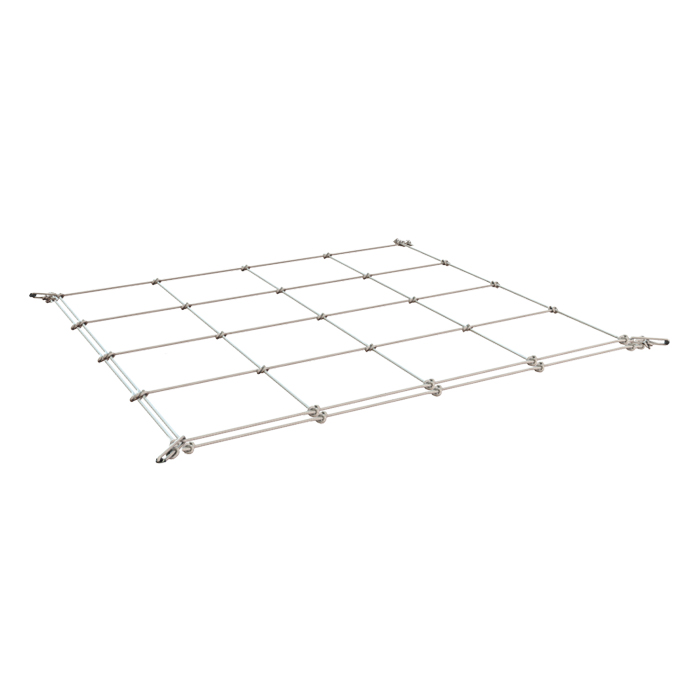 GROW1 Grow Tent Flexible Trellis Netting 2ft x 2ft 4in+6in Holes (2 Pack)