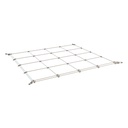 GROW1 Grow Tent Flexible Trellis Netting 2ft x 2ft 4in+6in Holes (2 Pack)