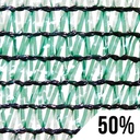 GROW1 Greenhouse Shade Cloth Dark Green 50% Light Dep 20ft x 48ft