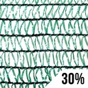 GROW1 Greenhouse Shade Cloth Dark Green 30% Light Dep 32ft x 100ft