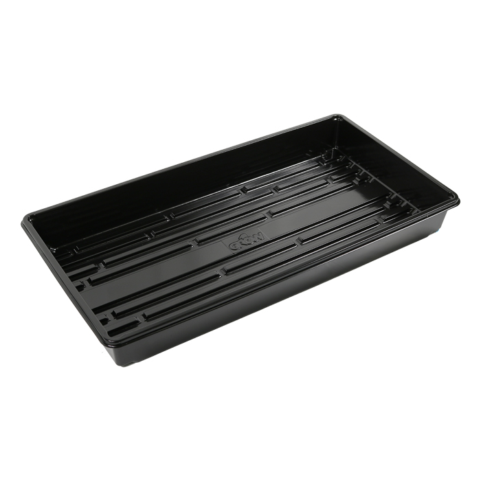 GROW1 EXTREME Propagation Tray w/o Drain Holes Black (10in x 20in x 2.25in)