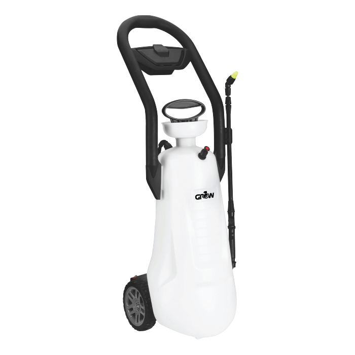 GROW1 CropMate Mini 3 Gallon Pump Pressure Sprayer w/ Wheels