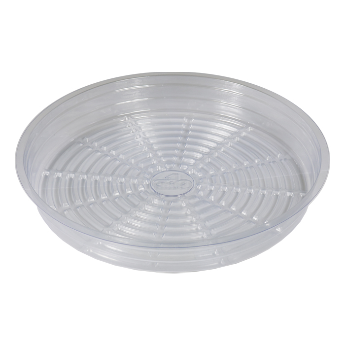Grow1 14" Clear Plastic Pot Saucer