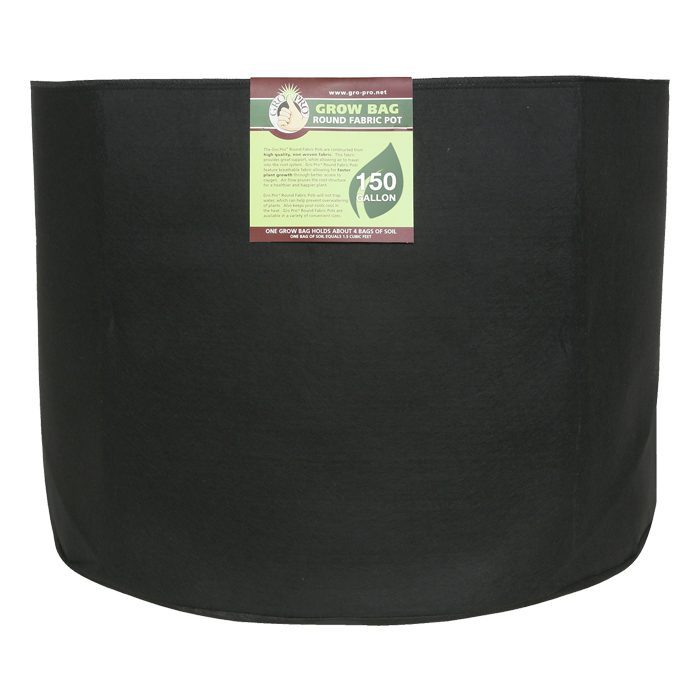 Gro Pro Premium Round Fabric pot 150 gallon