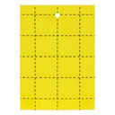 Fly glue traps Yellow (3x5in) (Pack of 100)