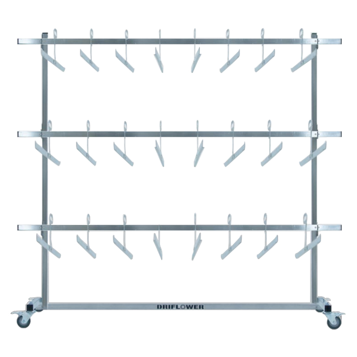 DriFlower Rolling Dri-Rack w/ 41in J-Hangers