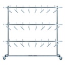 DriFlower Rolling Dri-Rack w/ 41in J-Hangers