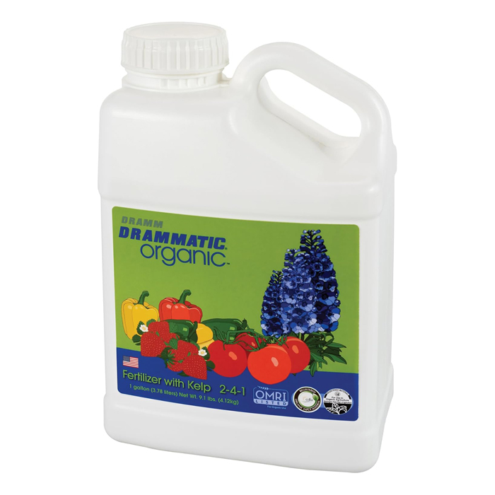 DRAMMATIC Organic Fertilizer w/Kelp - 1 Gallon
