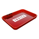 Dope Trays x Indica -  red background white logo