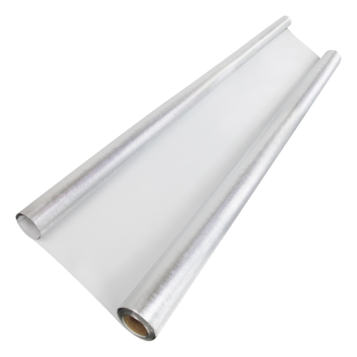 Diamond Foil on White 110 Micron 4ft x 25ft