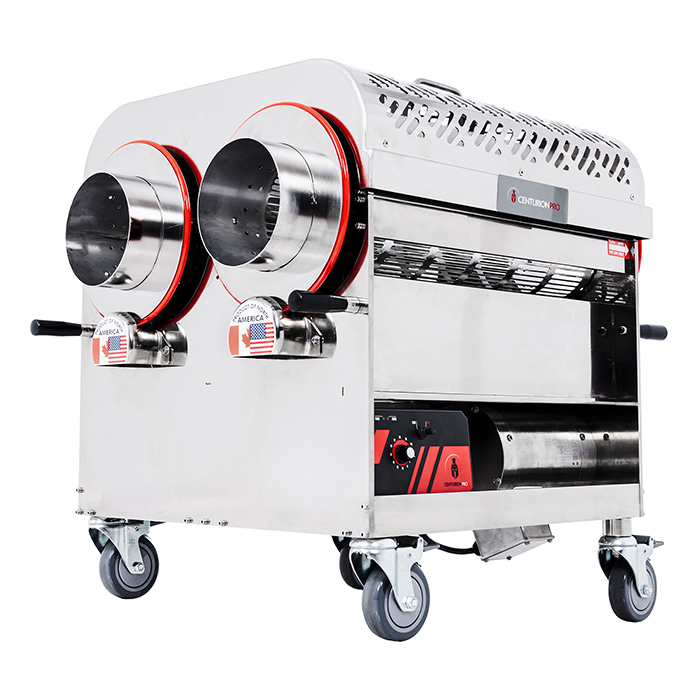 CenturionPro Stainless Steel Gladiator Hybrid Trimmer w/ Electropolished Tumblers (Dry/Wet)