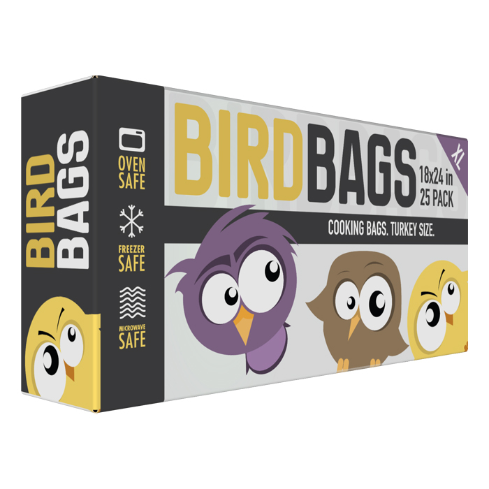Bird Bags 4 Gallon Turkey Bags 18" x 24" (25 Pack)