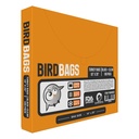 Bird Bags 3 Gallon Turkey Bags Black & Clear 18" x 20" (100 Pack)