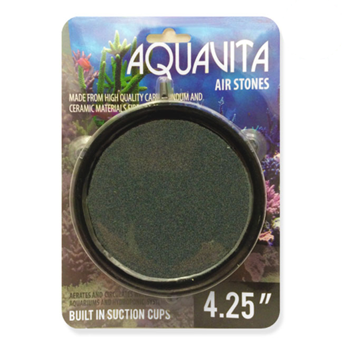 Aquavita 4.25'' Round Air Stone with Suction Cups