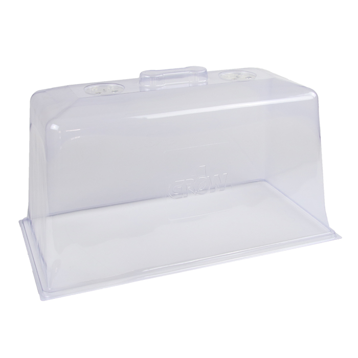 12" Premium Propagation Dome w/ Vents - 10" x 20" x 12"