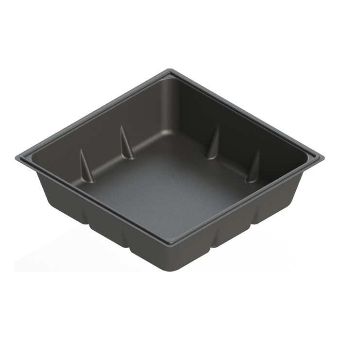 100 Gallon Reservoir, Black, Square