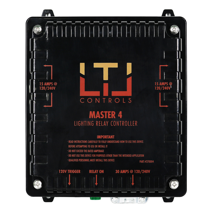 **REFURBISHED** LTL MASTER4 Four lighting relay controls, without timer