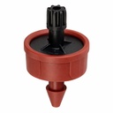 GROW1 Pressure Compensating Junior Dripper w/ LCNL 1.0GPH Black/Red (250pcs/Pack)