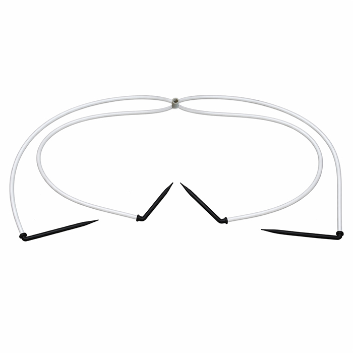GROW1 4-Way Flat MOD Manifold w/ Drip Stakes & Tubing 36" (25pcs/Pack)