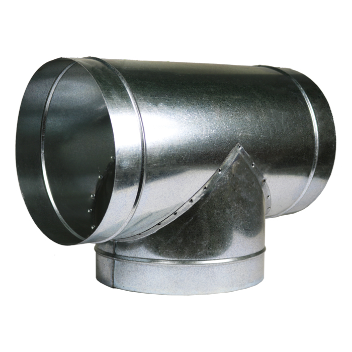 T Duct Connector 8in x 8in x 8in