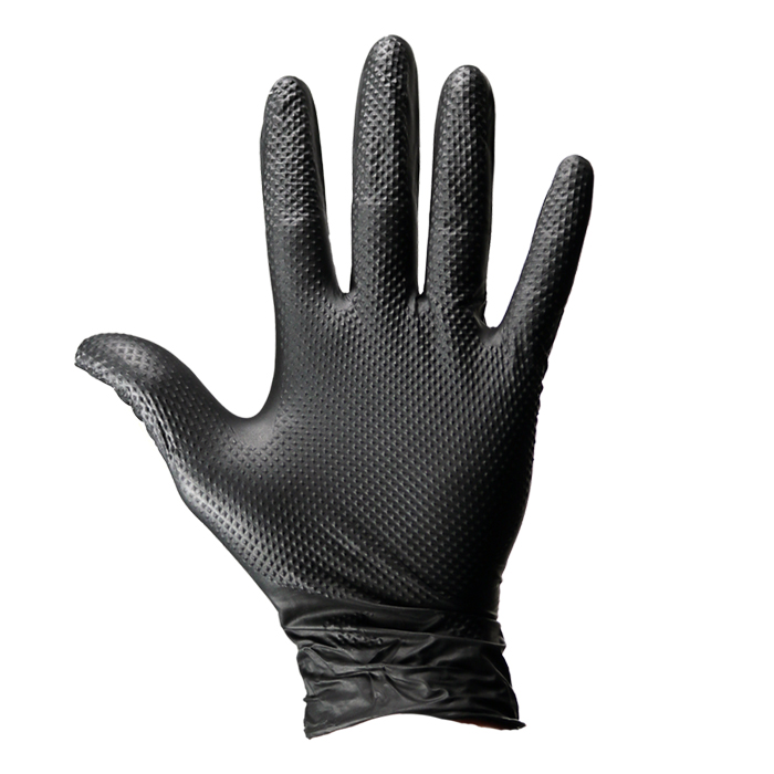 Dirt Defense 6mil Diamond Grip Nitrile Gloves Large (100pcs/Box)