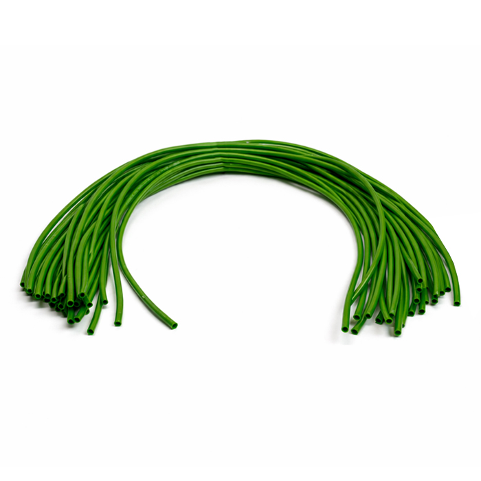 GROW1 Pre-Cut 36 Green Vinyl Irrigation Whips - I.D. 3/16in x 36in (25pcs/Pack)