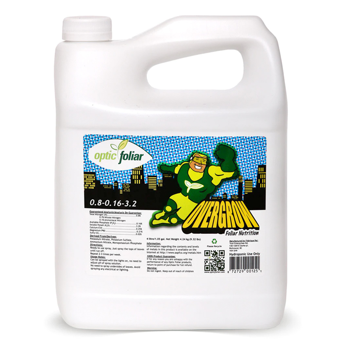 Optic Foliar OVERGROW Ready To Use 4L
