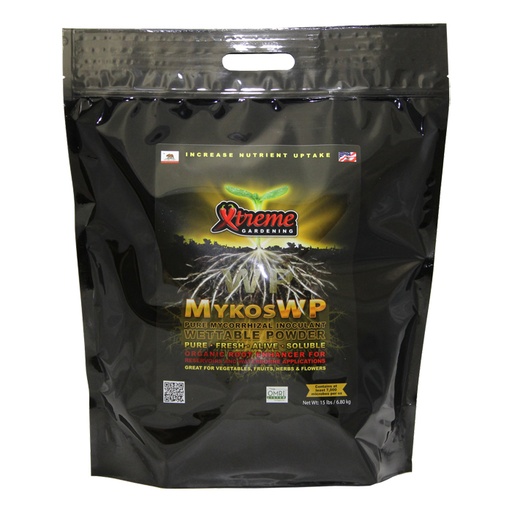 [MY2204] Xtreme Gardening MYKOS WP pure mycorrhizal wettable powder 15 lb, 2/cs