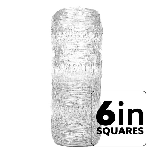 [119100] VineLine Durable Plastic Trellis Netting White Roll 10ft x 100ft