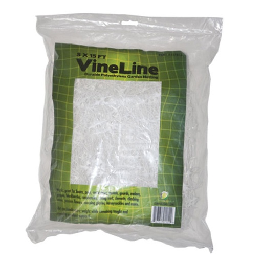 [117015] VineLine Durable Plastic Trellis Netting White 5ft x 15ft
