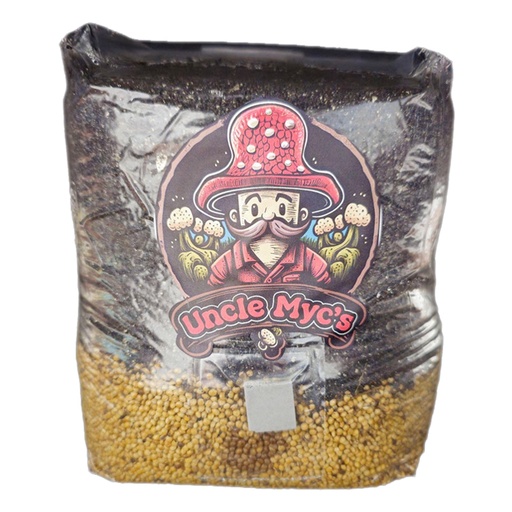 [UN-AOC4] Uncle Myc's CVG All-In-One Mushroom Spawn Bag 4lbs