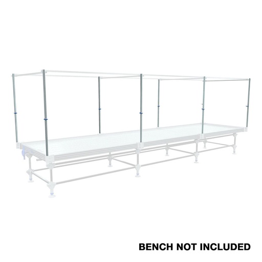 [HT701010] Trellis Box C Galvanized steel 4.5ft Trellis Vertical Poles with plastic cap and hanging clip (4 Count/box)