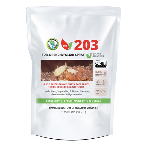 [SNS203-POUCH] SNS 203 Soil Drench & Foliar Spray Pouch 1.5 fl oz (20cs/Pack)