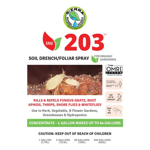 [SNS203-250GAL] SNS 203 Soil Drench & Foliar Spray 250 Gallon (SPECIAL ORDER ITEM)