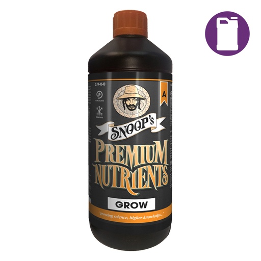 [SPGROW-A-C5LTR] Snoop's Premium Nutrients Grow A Circulating 5ltr 3.9-0-0 (Hydro Recirculating)